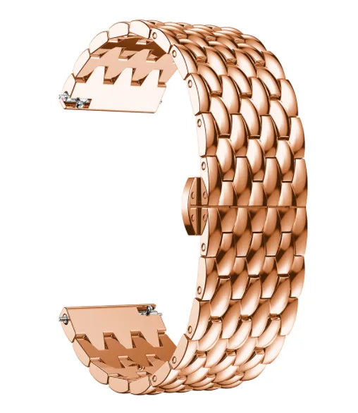 Bracelet acier Dragon Honor Magic Watch 2 (rose doré)