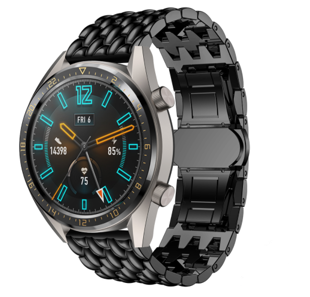 huawei-watch-gt-stalen-draak-band-zwart-1