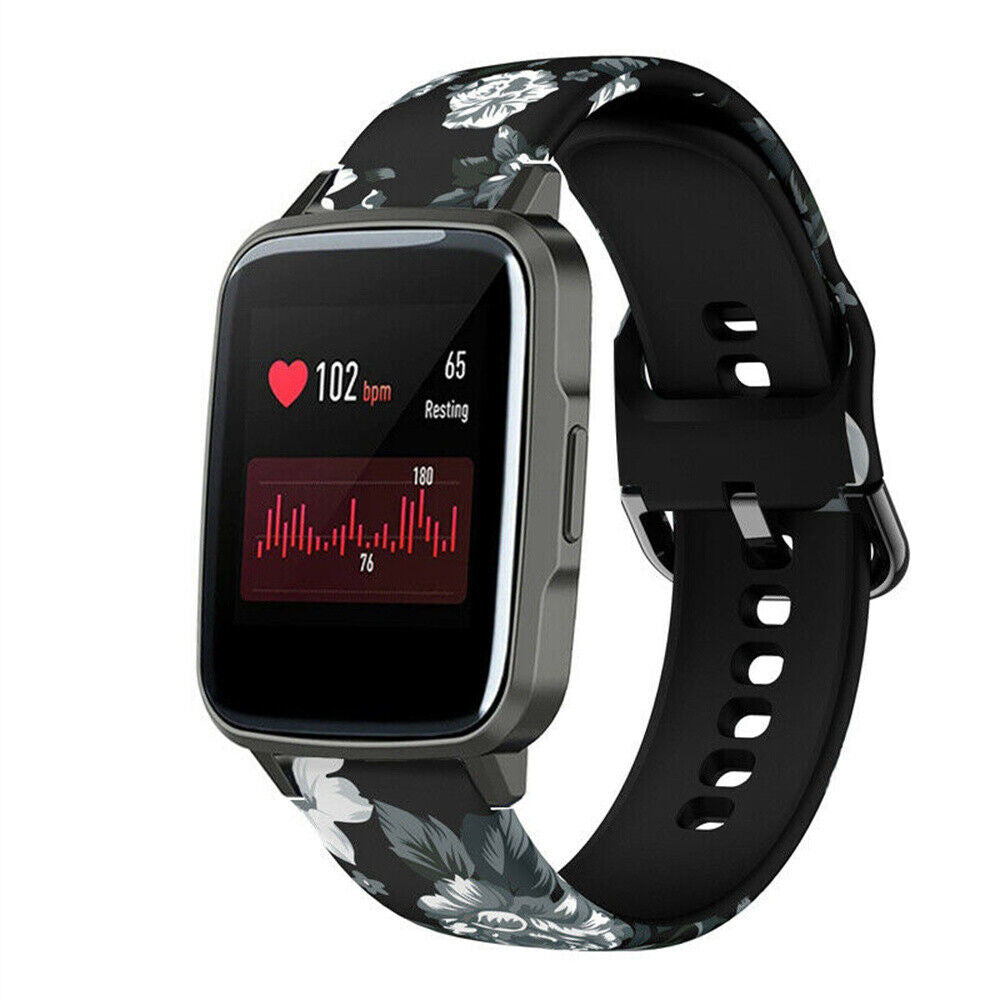 Grey Flower ID205L Armband