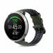 Polar Ignite Silicone/Leather Strap (Green)