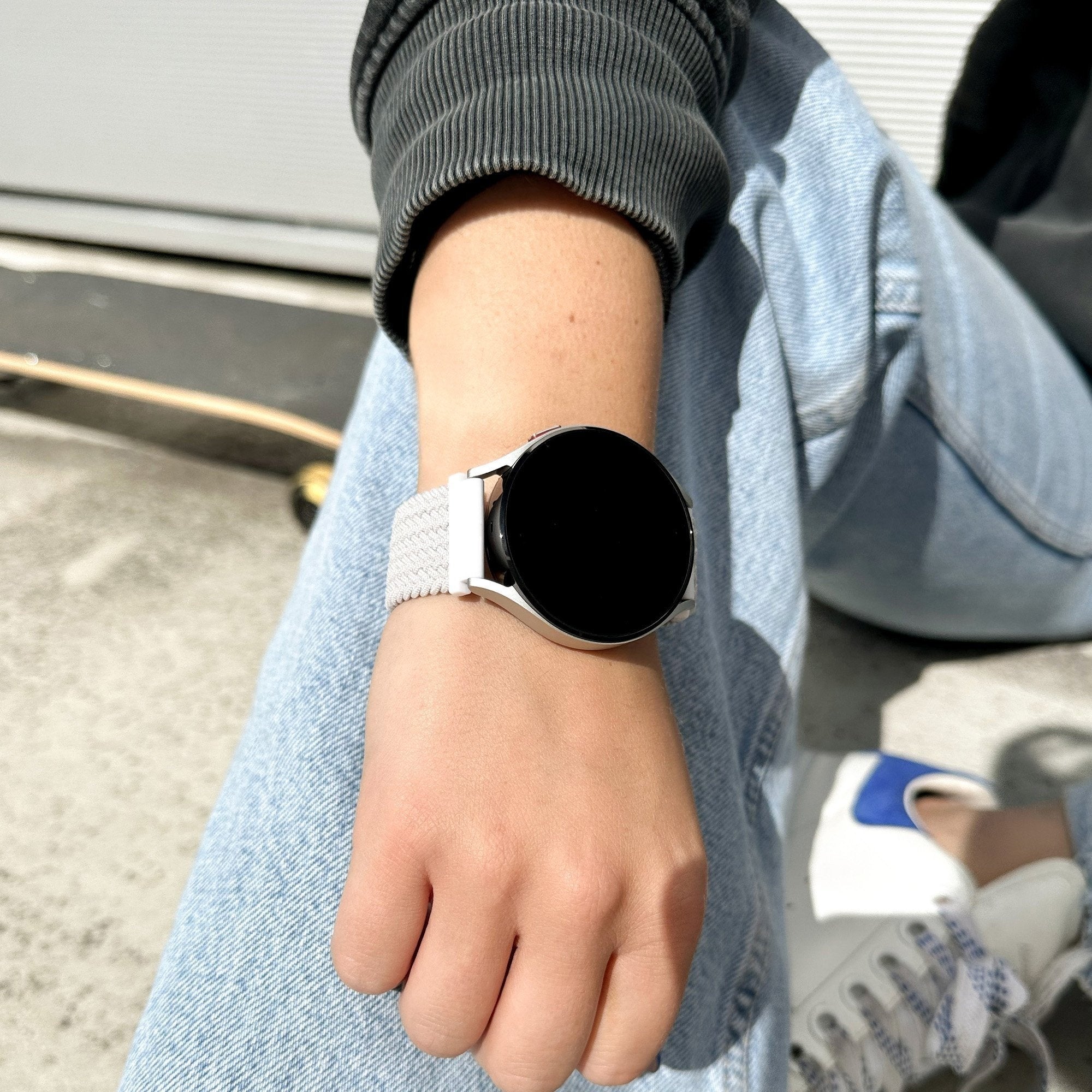Suunto 9 Peak Pro Adjustable Braided Strap (White)