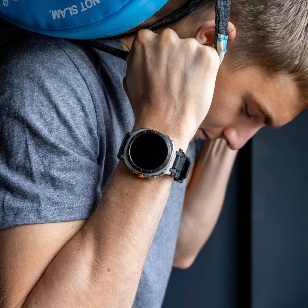 Correa de TPU 'Explorer' Samsung Galaxy Watch Ultra (negro con negro)