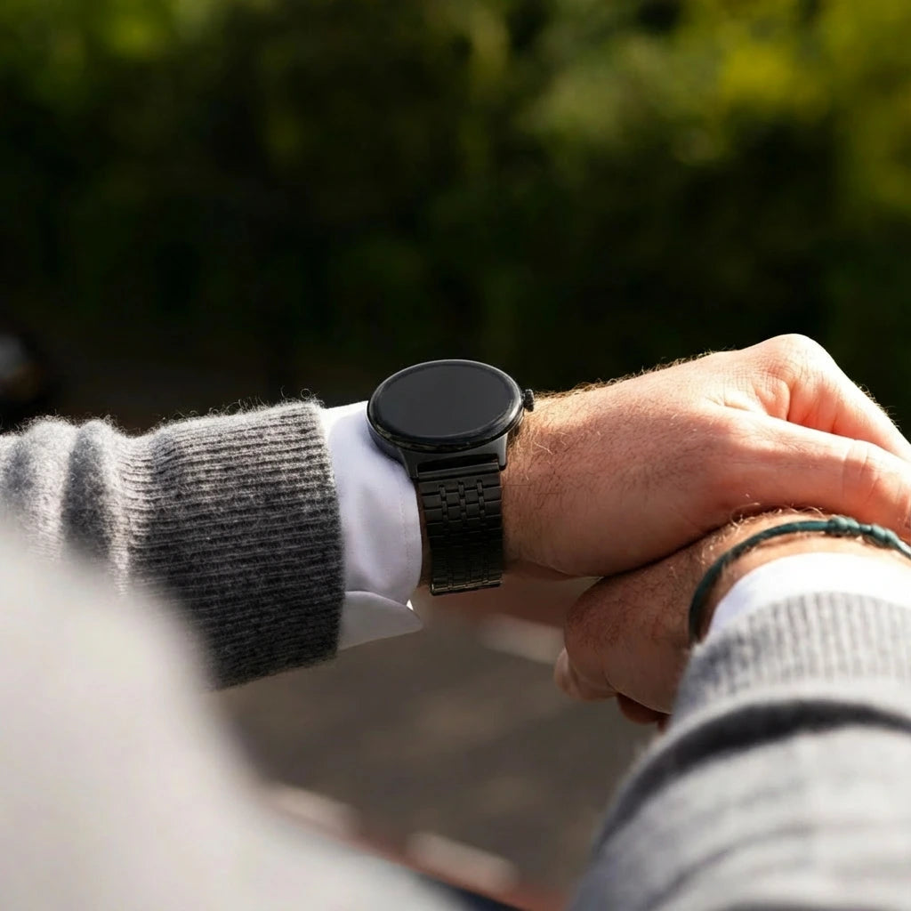 Correa acero de luxe Google Pixel Watch 1/2 (noir)