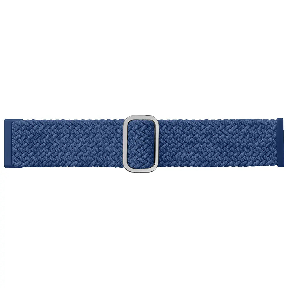Fitbit Sense verstelbaar geweven bandje (blauw)