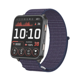Garmin Venu X1 Nylon Strap (Indigo Blue)