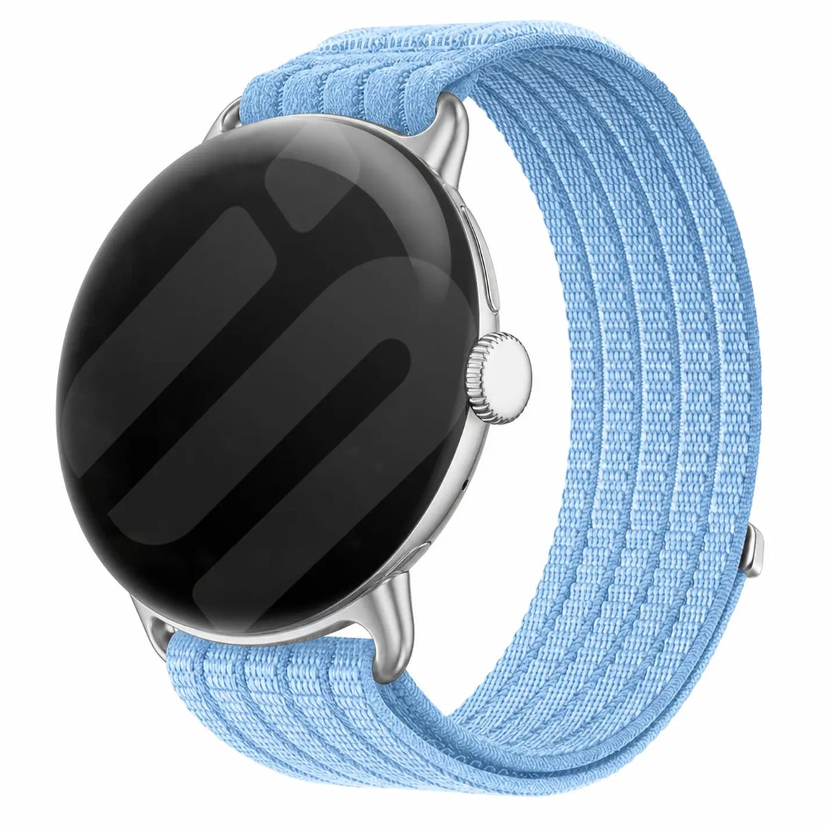 Google Pixel Watch 1/2 Ultradünnes Nylonband (Hellblau)