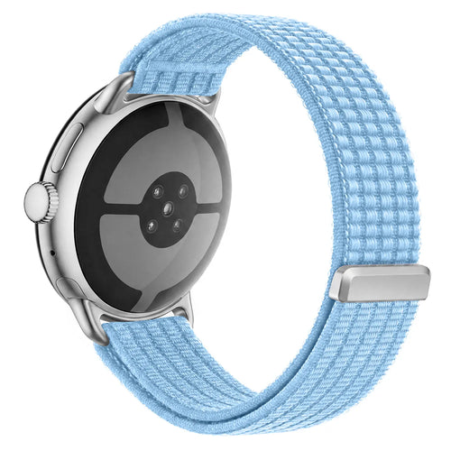 Google Pixel Watch 1/2 Ultradünnes Nylonband (Hellblau)
