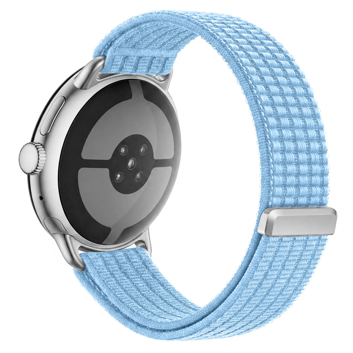 Google Pixel Watch 1/2 Ultradünnes Nylonband (Hellblau)