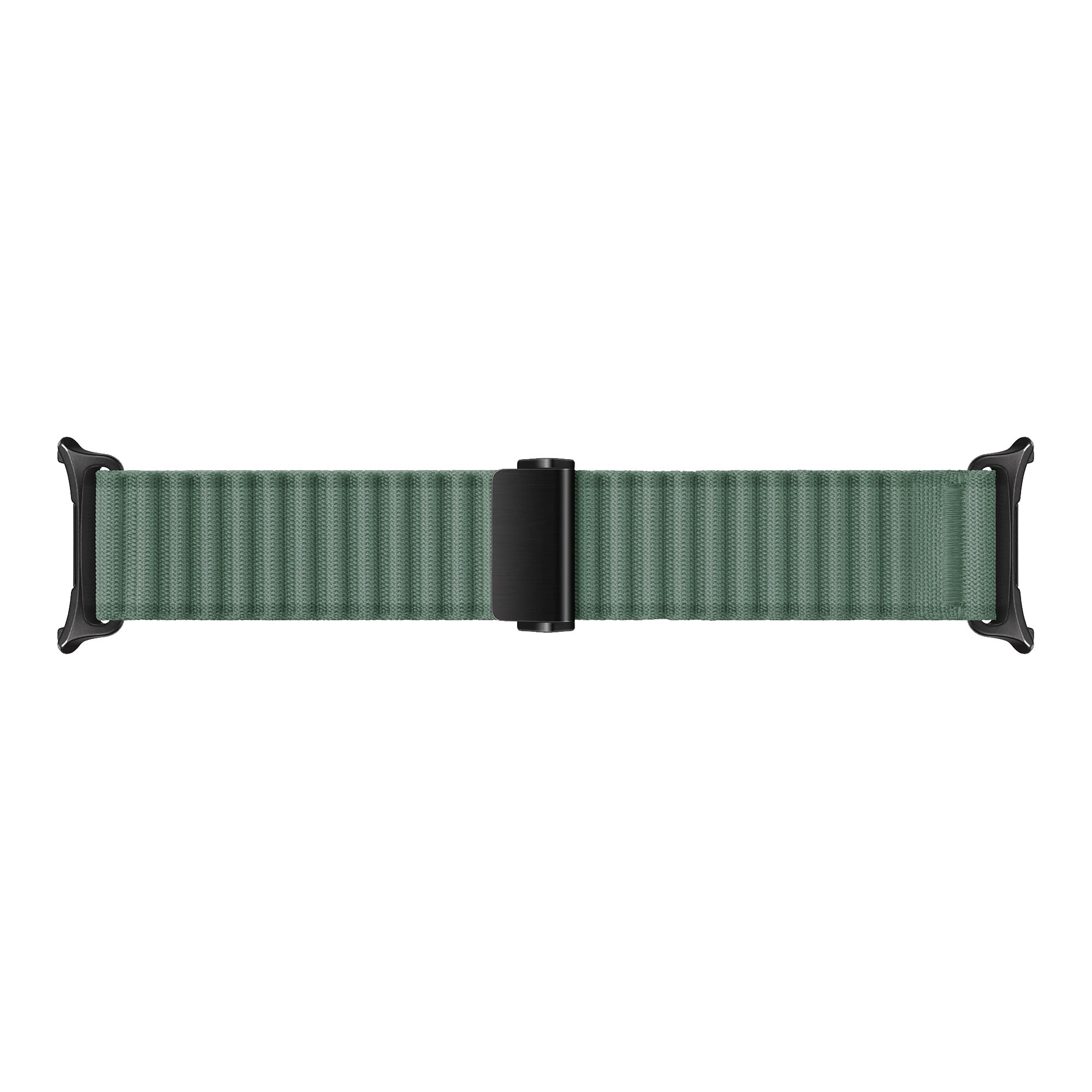 Samsung Galaxy Watch Ultra Outdoor Nylonarmband (Dunkel Grün)
