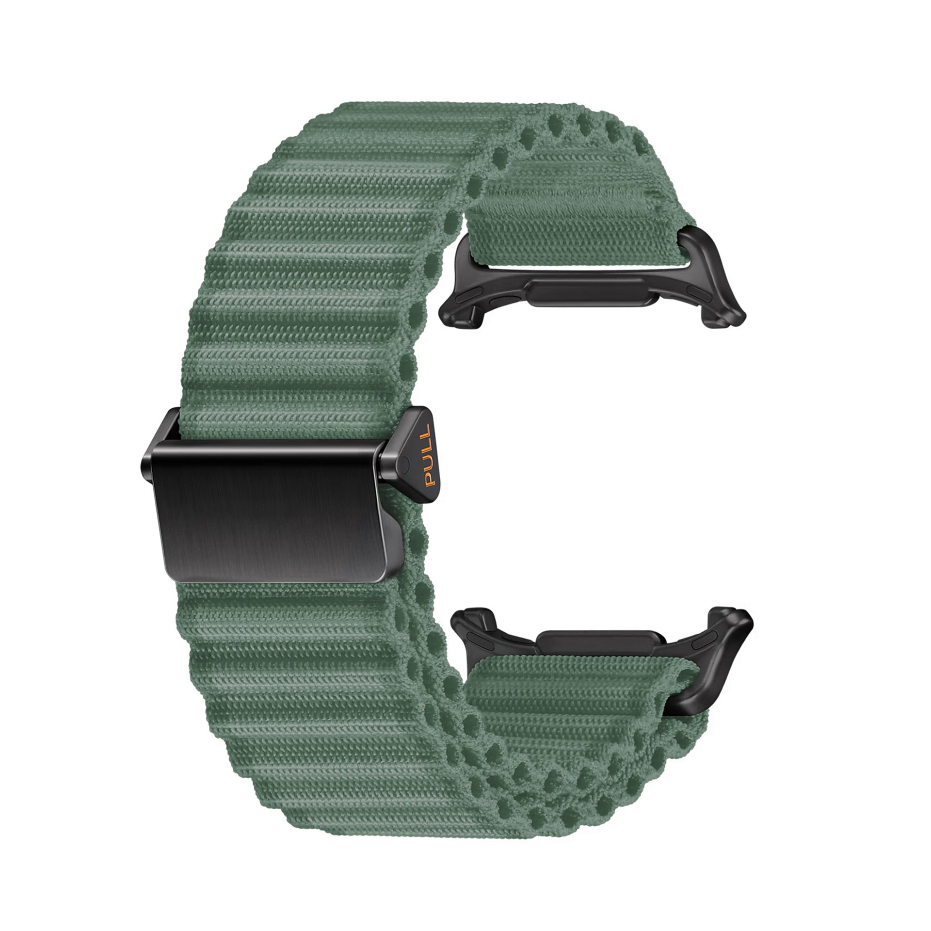Samsung Galaxy Watch Ultra Outdoor Nylonarmband (Dunkel Grün)