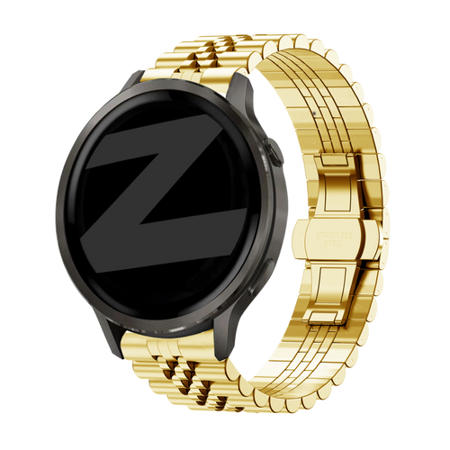 Bandz Garmin Forerunner 265s Steel Strap 'Jubilee' (Gold)