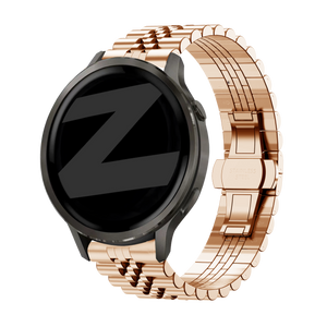 Bandz Garmin Forerunner 265s Steel Strap 'Jubilee' (Rose Gold)