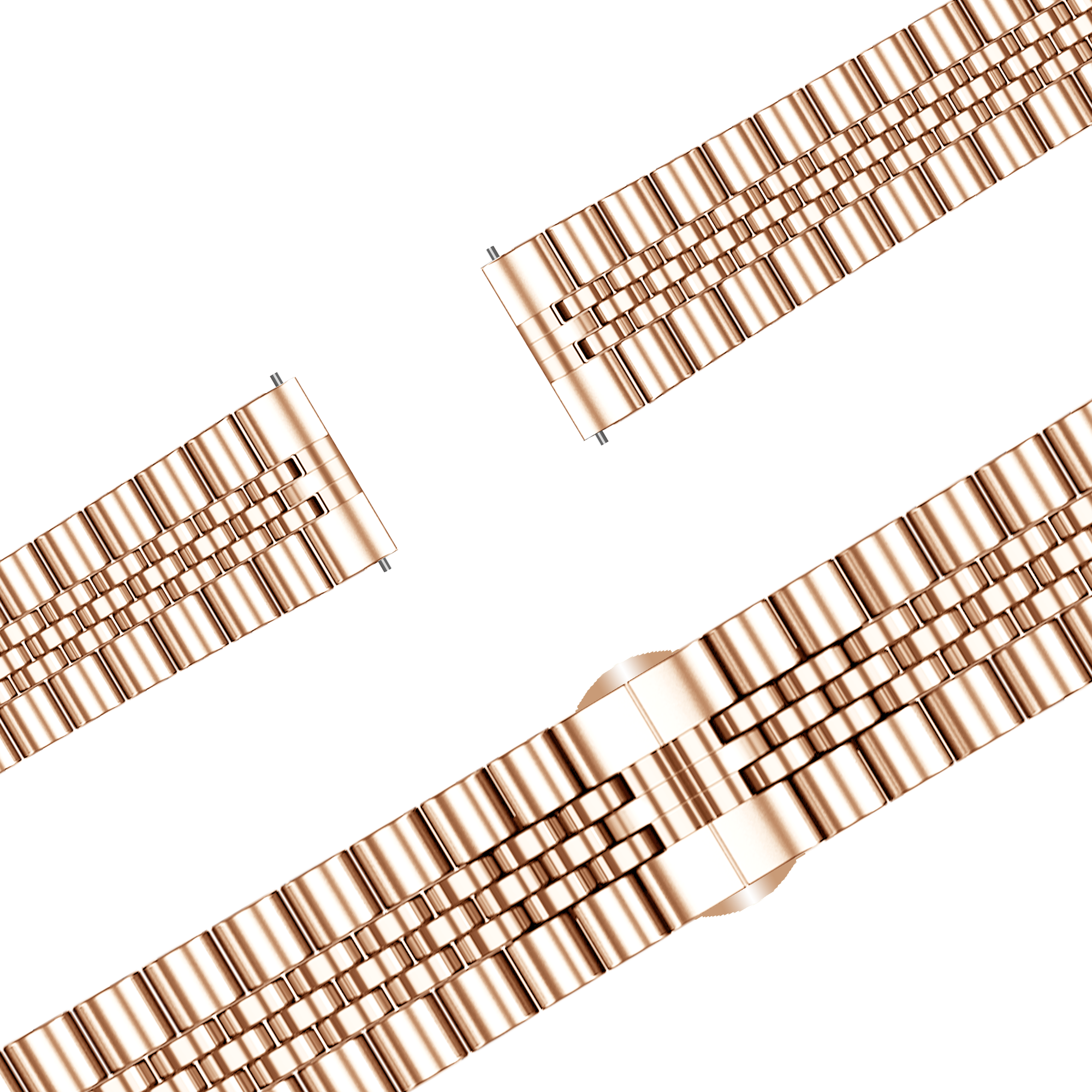 Bandz Correa acero 'Jubilee' Garmin Forerunner 265s (rosa dorado)