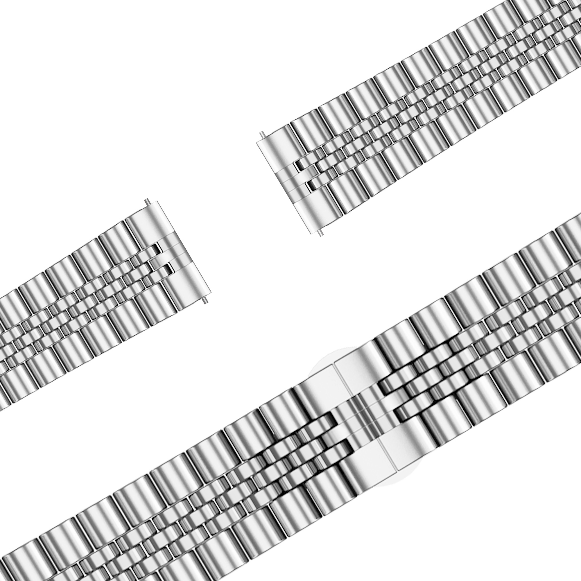 Bandz Garmin Venu 2s Steel Strap 'Jubilee' (Silver)