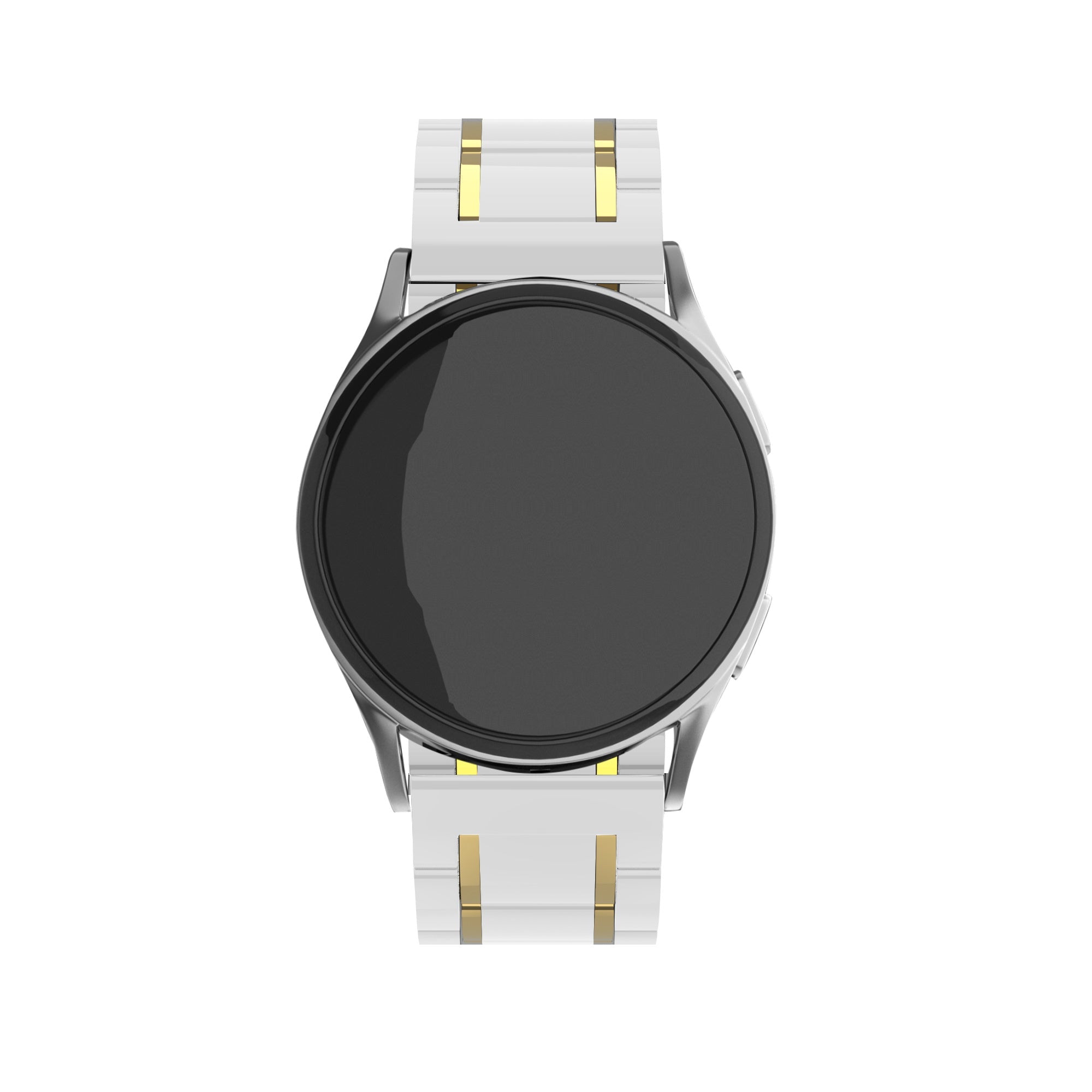 Amazfit GTR Mini Ceramic Steel Strap (White/Gold)