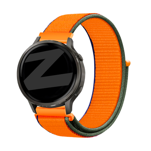 Bandz Garmin Vivoactive 4s nylon loop band (kumquat)