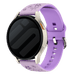 Samsung Galaxy Watch FE Flower Silicone Strap (Lavender/Purple)