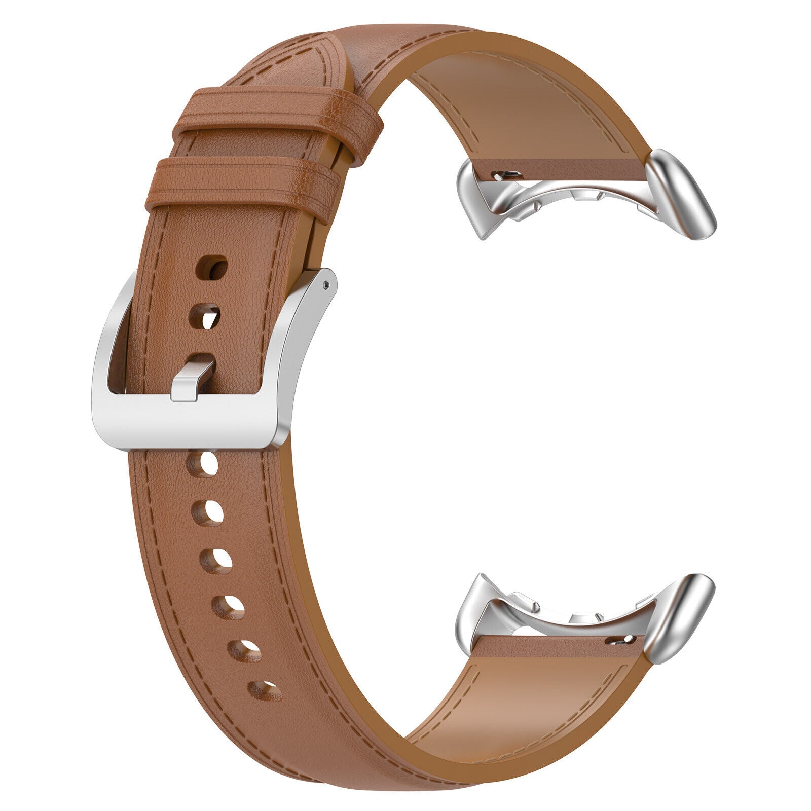 Google Pixel Watch 4 - 41mm Lederarmband (Braun)