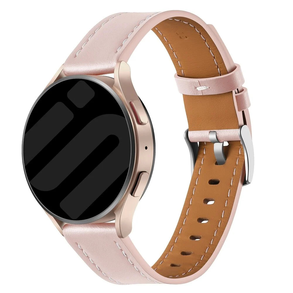 Correa cuero 'One Push' OnePlus Watch 3 - 43mm (rosa claro)