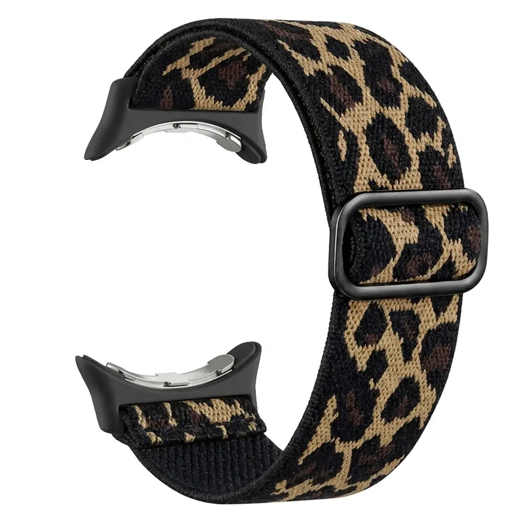 Google Pixel Watch 4 - 41mm Elastic Strap (Leopard)