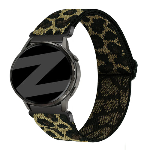 Bandz Amazfit Cheetah 2 Pro Elastic Nylon Strap (Leopard)