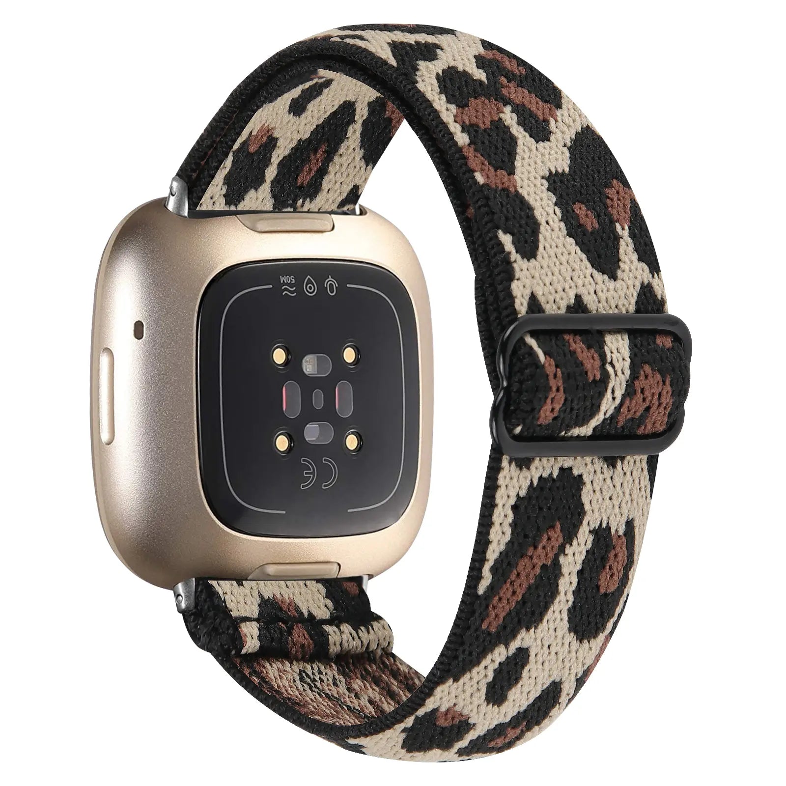Correa elástica Fitbit Versa 4 (leopardo)