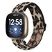 Fitbit Sense elastisch bandje (luipaard)