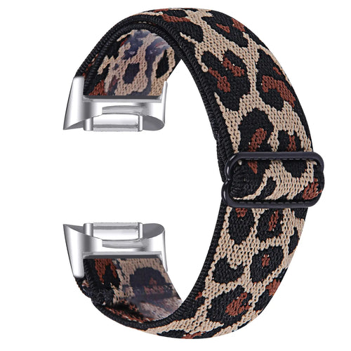 Nylon Elastic Strap, leopard