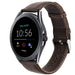 Fossil Gen 5e 44mm Leather Strap (Dark Brown)