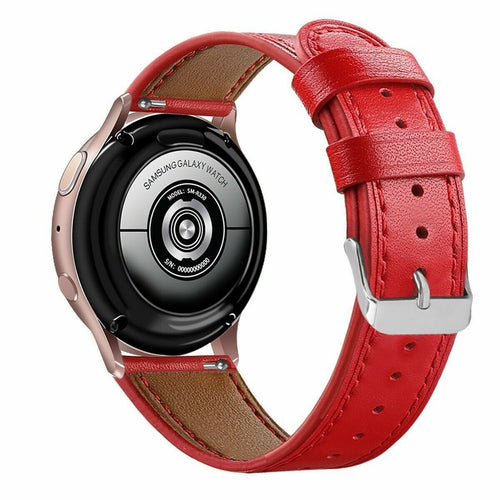 Bracelet cuir moderne Amazfit Bip U (Pro) (rouge)