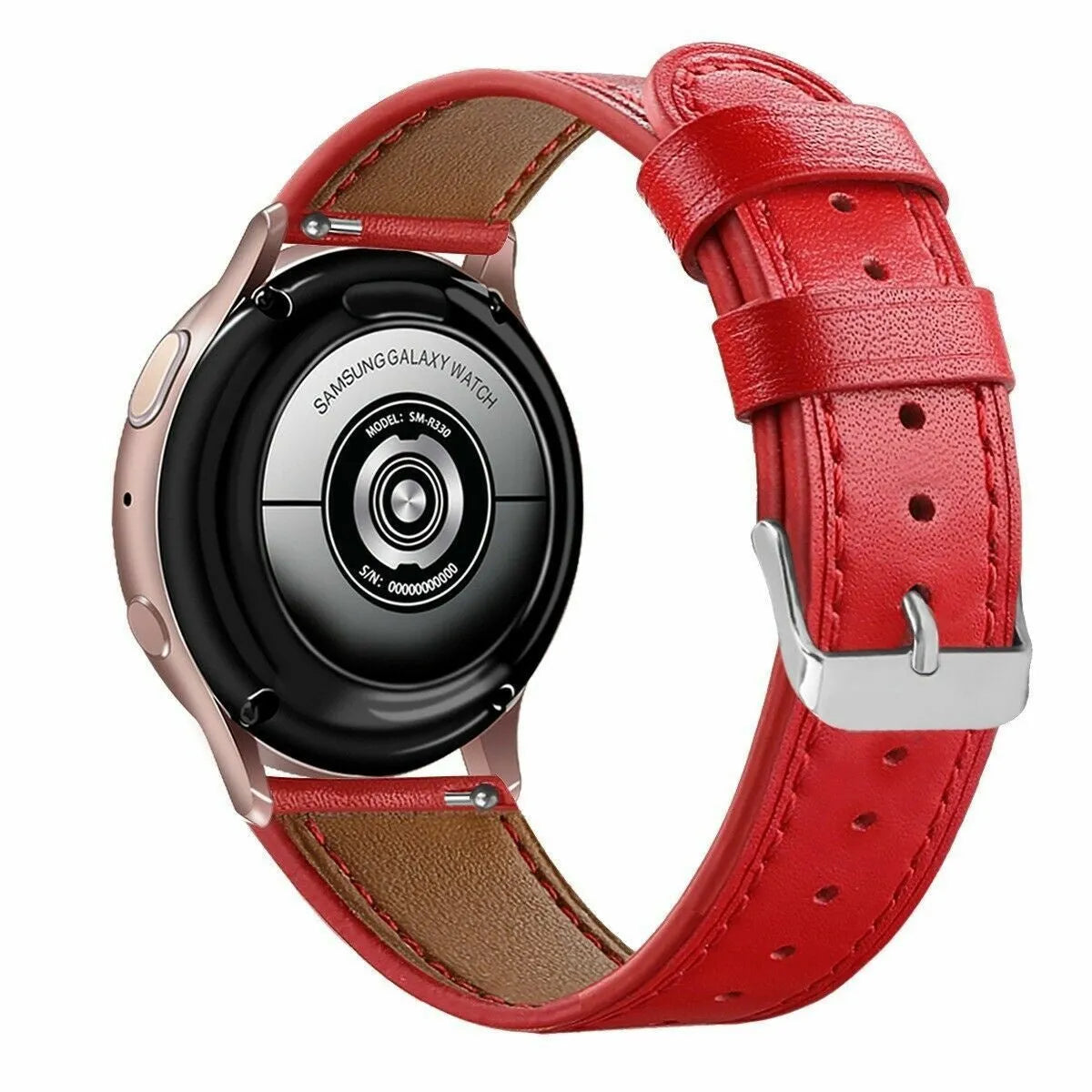 Amazfit Bip 3 (Pro) Modern Leather Strap (Red)