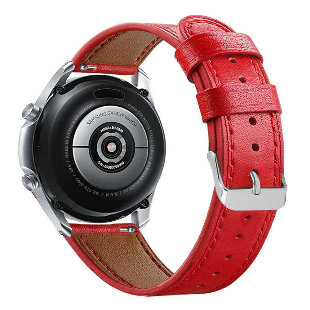 Suunto 9 Peak Modern Leather Strap (Red)
