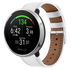 Polar Ignite Leather Strap (White)