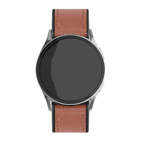 Correa híbrida de cuero OnePlus Watch 3 (marrón claro)