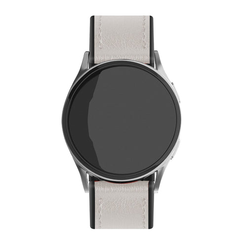 Suunto 9 Peak Leder Hybrid -Armband (weiß)