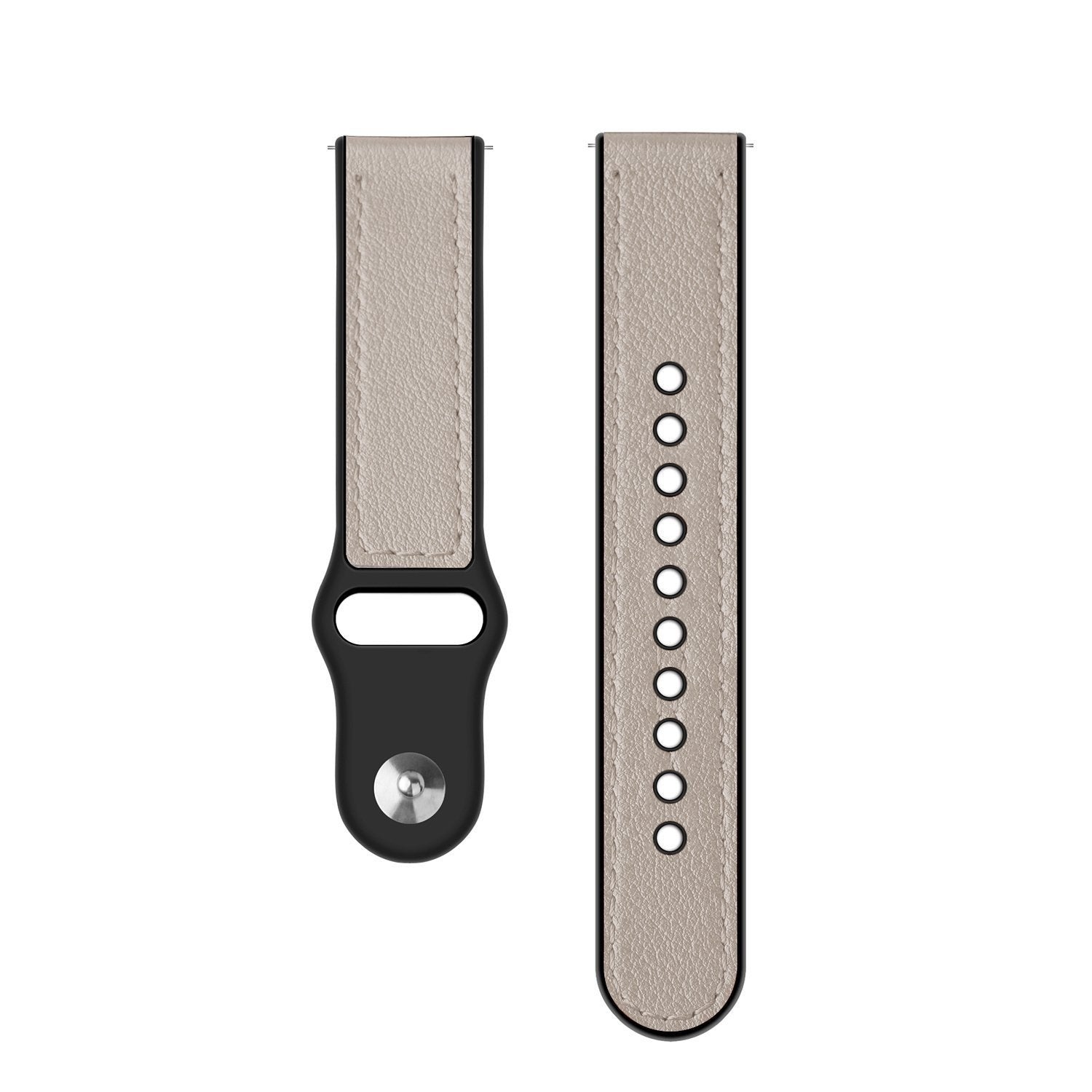 Suunto 9 Peak Pro Leather Hybrid Strap (White)