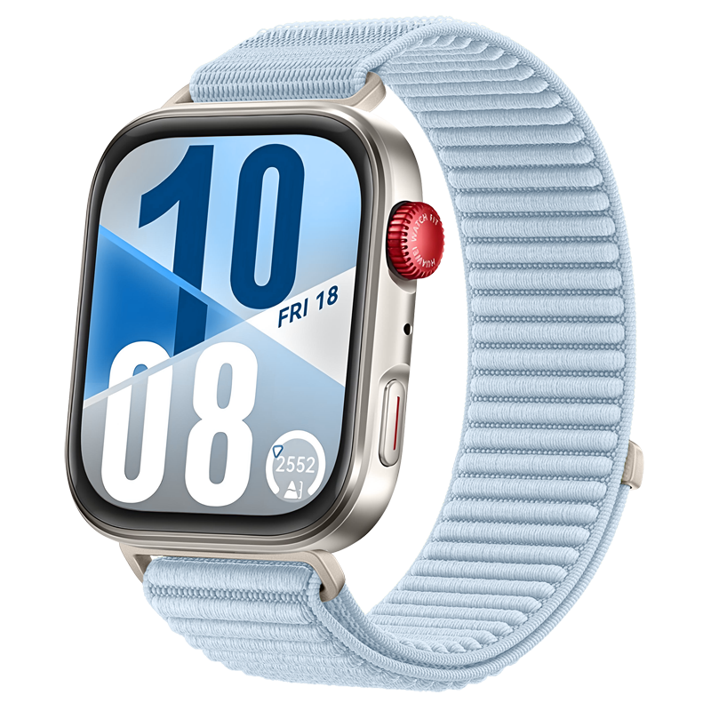 Huawei Watch Fit 4 Nylon Wave Strap (Light Blue)