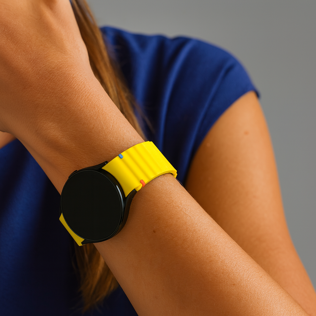 Samsung Galaxy Watch FE Wave Strap (Flash Yellow)