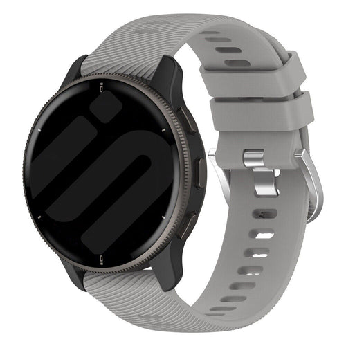 Garmin Forerunner 570 - 47mm siliconen bandje (lichtgrijs)