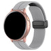 Bracelet silicone D-buckle Fossil Gen 5 (gris clair)