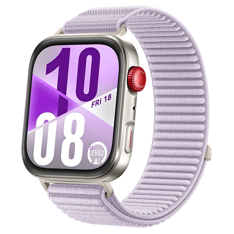 Huawei Watch Fit 4 Pro Nylon Wave Strap (Light Purple)