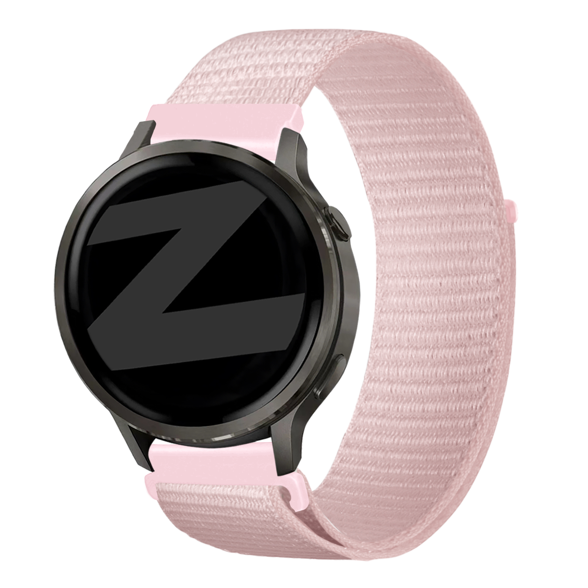 Bandz Garmin Bounce 2 nylon loop band (lichtroze)