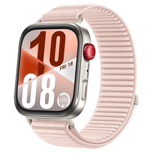 Huawei Watch Fit 4 Pro Nylon Wave Strap (Light Pink)