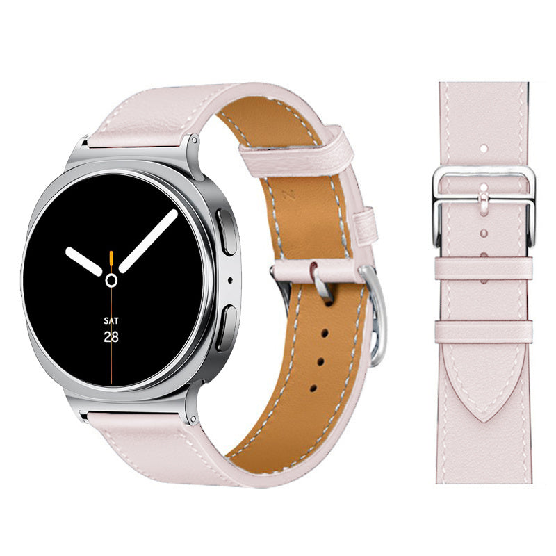 Correa cuero clasico Samsung Galaxy Watch 8 - 40mm (rosa)