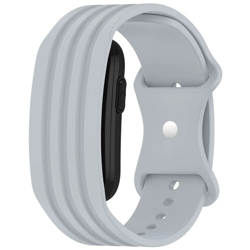 Garmin Cirqa Classic Silikonarmband (Hellgrau)