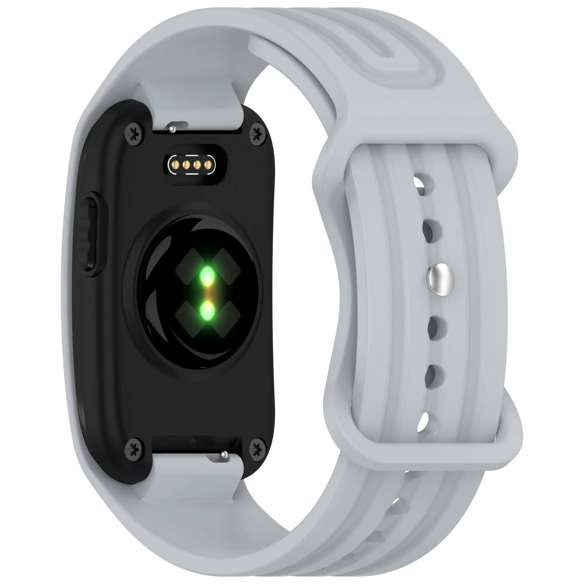 Garmin Cirqa Classic Silikonarmband (Hellgrau)