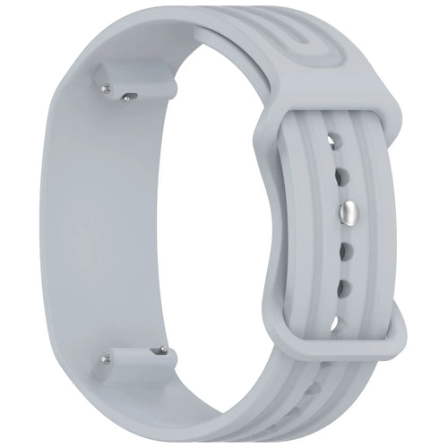 Garmin Cirqa Classic Silikonarmband (Hellgrau)