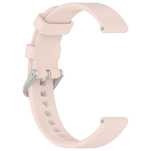 Bracelet silicone classique Pebble Round 2 - 14mm (rose pâle)