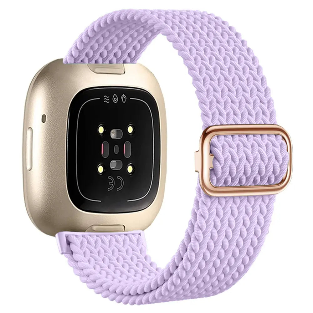 Correa tejido ajustable Fitbit Sense (púrpura claro)