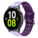 Samsung Galaxy Watch 5 - 44mm Silicone Strap Patterned (Lilac/Purple)